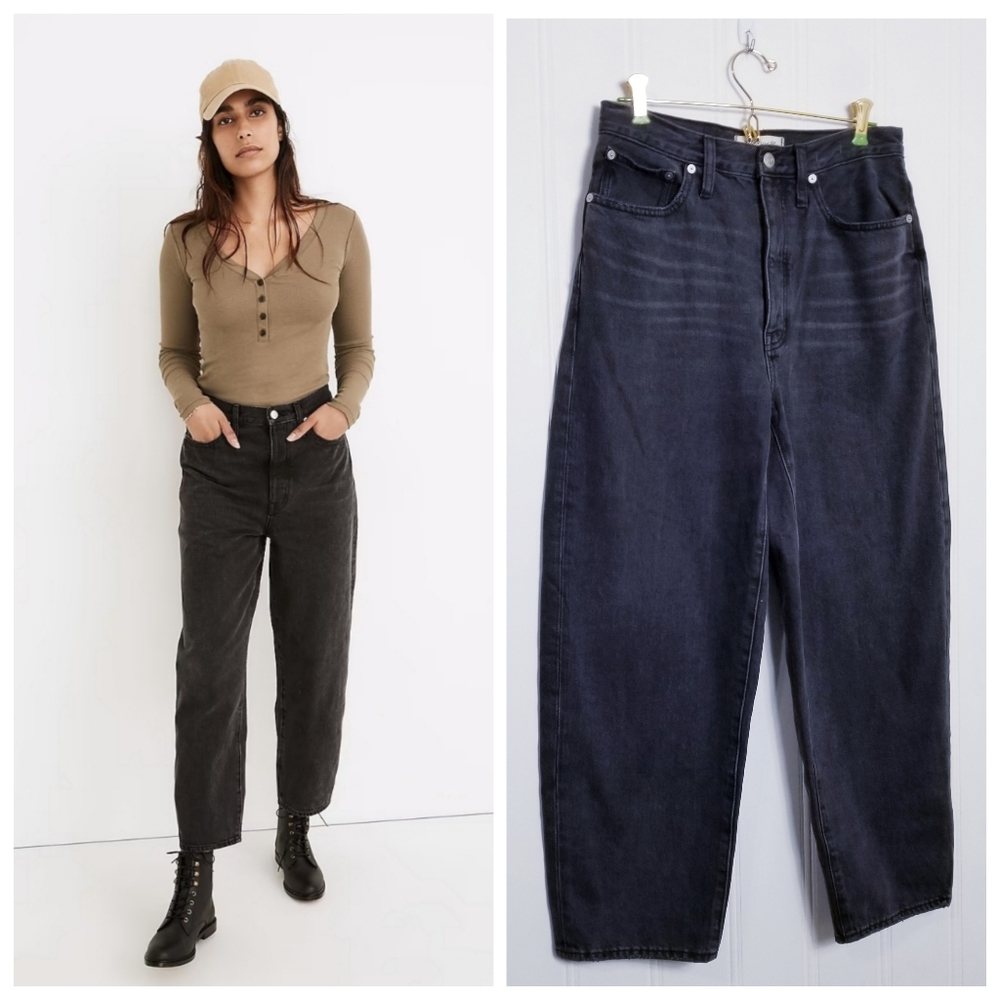 Madewell Balloon Jeans Noll Wash (27)